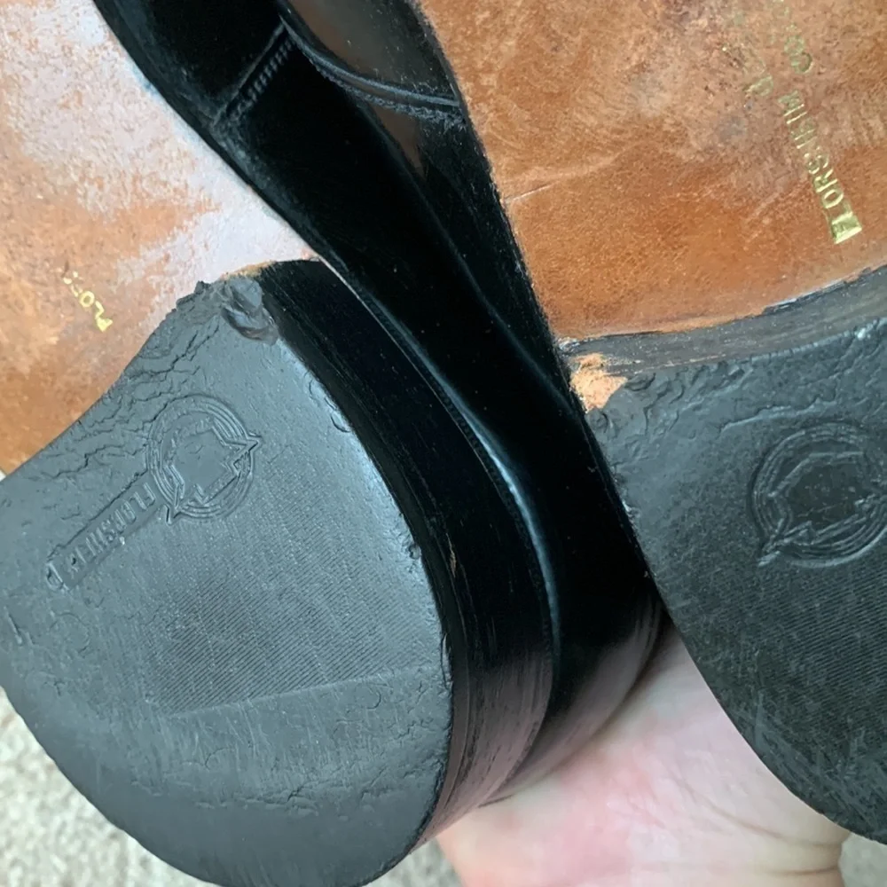Florsheim | Florsheim Men's Designer Collection Loafers Patent Logo Buckle